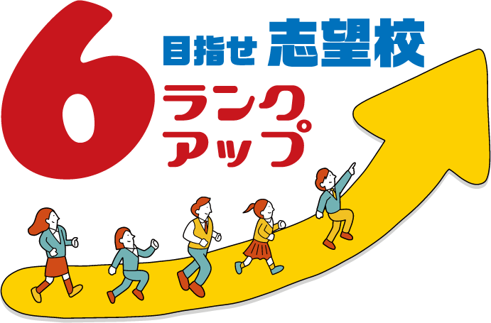 目指せ志望校6ランクアップ